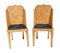 Art Deco Accent Chairs in Maple, Set of 2 1