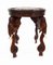 Antique Burmese Side Table with Carved Elephant Legs, 1890s 9