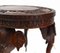 Antique Burmese Side Table with Carved Elephant Legs, 1890s, Image 8