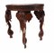 Antique Burmese Side Table with Carved Elephant Legs, 1890s 7