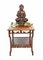 Antiker chinesischer Tisch aus geschnitztem Hartholz, 1880 2