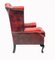 Chesterfield Wingback Chairs in Leather, Set of 2, Image 7