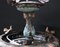 Französischer Brunnen mit Storch aus Bronze 7