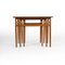 Nesting Tables in Teak, 1960s, Set of 3, Image 4