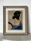 Image of a Japanese Woman, Etching, Framed, Image 11