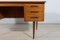 Mid-Century Teak Schreibtisch, 1960er 12