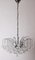 Lámpara de araña vintage de cristal, años 70, Imagen 1