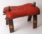 Vintage Camel Pharo Egyptians Saddle Stool, 1970s, Image 7