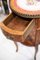 Antique Marquetry Coffee Table with Porcelain Tray, 19th Century, Image 11