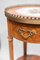 Tavolino da caffè antico intarsiato con vassoio in porcellana, XIX secolo, Immagine 8