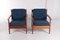 Vintage Armchairs by Grete Jalk attributed to France and Son / France & Daverkosen, Denmark, 1960s , Set of 5 1