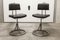 Chaises de Bureau Industrielles en Cuir, France, 1950s, Set de 2 32