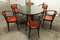 Round Dining Table & Armchairs, Set of 7, Image 1