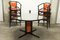 Round Dining Table & Armchairs, Set of 7 2