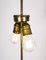 Schwere Art Deco Stehlampe aus Messing, 1920er 8