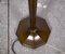 Art Deco Heavy Brass Floor Lamp, 1920s 4