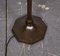 Lámpara de pie Art Déco de latón pesado, años 20, Imagen 7