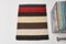 Striped Kilim Rug in Cotton & Wool 1