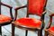 Red Dining Chairs, Set of 4 2