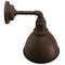 Vintage Industrial Brown Rust Iron Sconce, Image 4