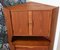 Teak Corner Cabinet with Bar from Omann Jun, Denmark, 1960s 18