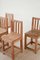 Swedish Rustic Dining Chairs, Set of 4 4