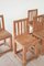 Swedish Rustic Dining Chairs, Set of 4, Image 5