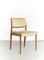 #80 Teak Chair by by Niels Otto (N. O.) Møller for J.L. Møllers, 1970s, Set of 2 8