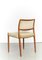 #80 Teak Chair by by Niels Otto (N. O.) Møller for J.L. Møllers, 1970s, Set of 2, Image 7