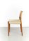 #80 Teak Chair by by Niels Otto (N. O.) Møller for J.L. Møllers, 1970s, Set of 2, Image 10