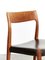 Mid-Century Model 77 Teak Dining Chairs by Niels Otto Møller for J.L. Møllers, 1960s, Set of 4, Image 3