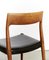 Mid-Century Model 77 Teak Dining Chairs by Niels Otto Møller for J.L. Møllers, 1960s, Set of 4, Image 6