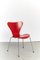 Bunte 3107 Page Chairs by Arne Jacobsen for Fritz Hansen, 1980s, Set of 4 15