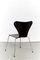 Sedie Bunte 3107 di Arne Jacobsen per Fritz Hansen, anni '80, set di 4, Immagine 3