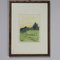 Marc Van Schil, Landscape, 1960s, Watercolor, Framed 1