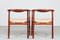 Model PP 203 Armchairs in Solid Mahogany with Aniline Leather Seats by Hans J. Wegner for PP Møbler, 1970s, Set of 2 4