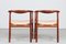 Model PP 203 Armchairs in Solid Mahogany with Aniline Leather Seats by Hans J. Wegner for PP Møbler, 1970s, Set of 2, Image 4