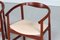 Model PP 203 Armchairs in Solid Mahogany with Aniline Leather Seats by Hans J. Wegner for PP Møbler, 1970s, Set of 2, Image 7