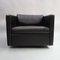 Black Leather 1051 Club Armchair by Charles Pfister from Knoll Inc. / Knoll International, 2000 1