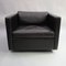 Black Leather 1051 Club Armchair by Charles Pfister from Knoll Inc. / Knoll International, 2000 4