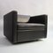 Black Leather 1051 Club Armchair by Charles Pfister from Knoll Inc. / Knoll International, 2000 3