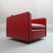 Red Leather 1051 Club Armchair by Charles Pfister from Knoll Inc. / Knoll International, 2000 3