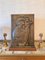 Georges Mathey, Großes Flachrelief, 1912, Bronze & Eiche 1