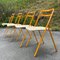 Italian Folding Chairs by Giorgio Cattelan for Cidue, 1970s, Set of 4 12