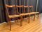 Vintage Chairs in Wood, 1960s, Set of 4 6