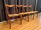 Vintage Chairs in Wood, 1960s, Set of 4, Image 6