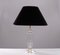 Lámpara de mesa Regency de vidrio acrílico, años 70, Imagen 9