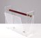 French Acrylic Glass Newspaper Rack by David Lange, 1975 2