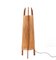 Mid-Century Modern Teak Tripod Floor Lamp with Hemp Strings from Fog & Mørup, 1960s 1