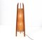 Mid-Century Modern Teak Tripod Floor Lamp with Hemp Strings from Fog & Mørup, 1960s 2